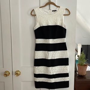 navy blue and white dress for women The Advantage Dress